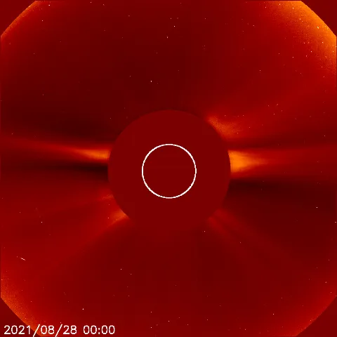 Image of solar wind