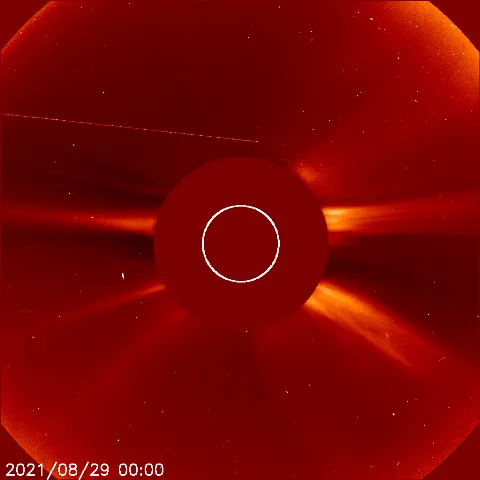 Image of solar wind