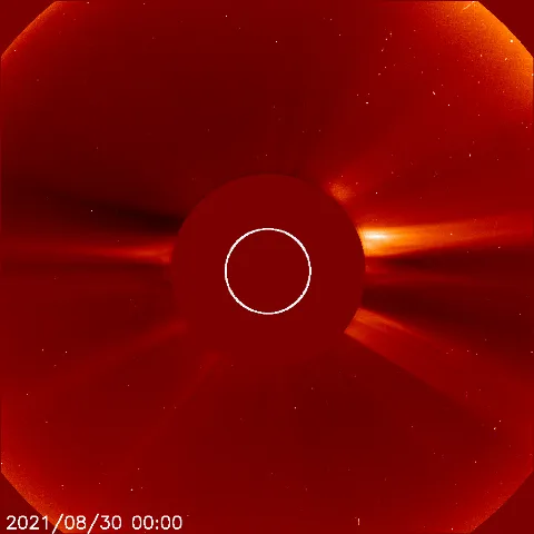 Image of solar wind