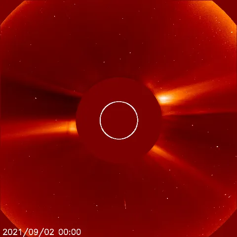 Image of solar wind