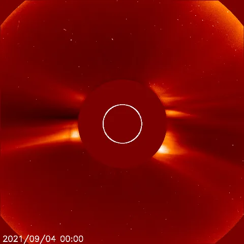 Image of solar wind