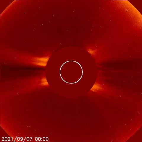 Image of solar wind