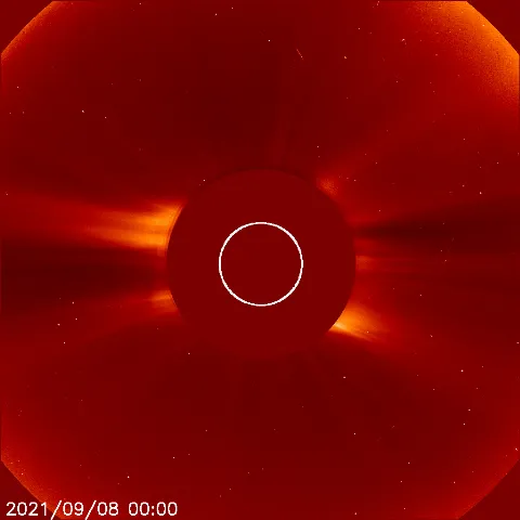 Image of solar wind