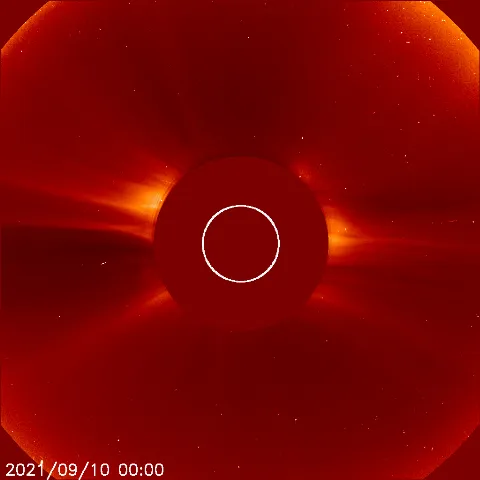 Image of solar wind