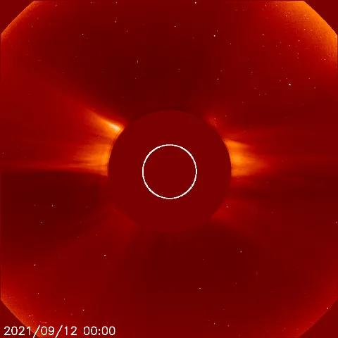 Image of solar wind