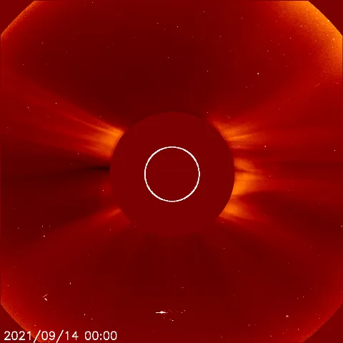 Image of solar wind