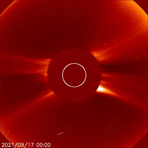 Image of solar wind