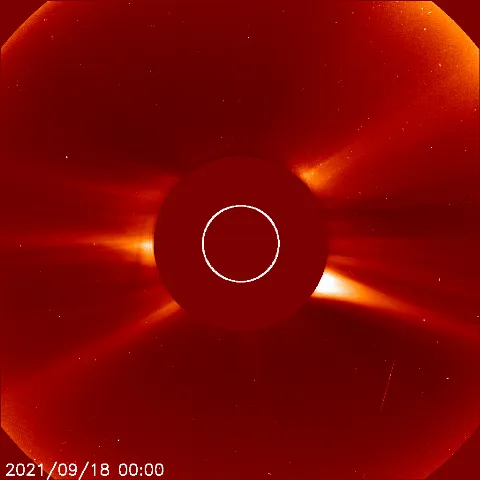 Image of solar wind