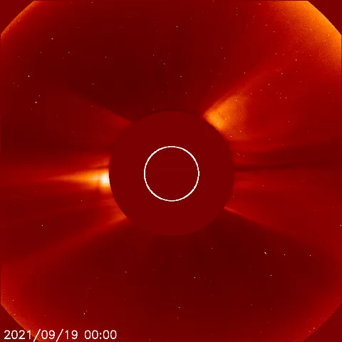 Image of solar wind