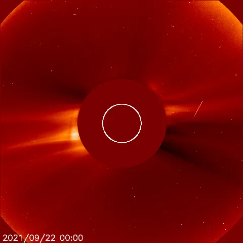 Image of solar wind