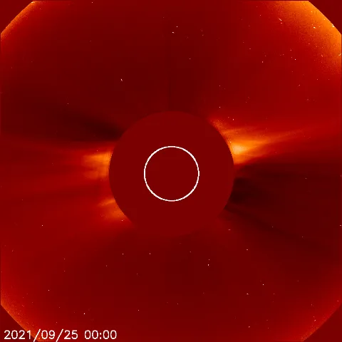 Image of solar wind