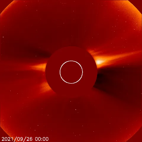 Image of solar wind