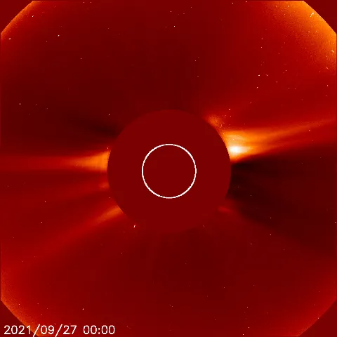 Image of solar wind