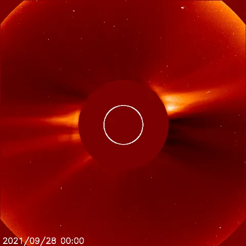 Image of solar wind