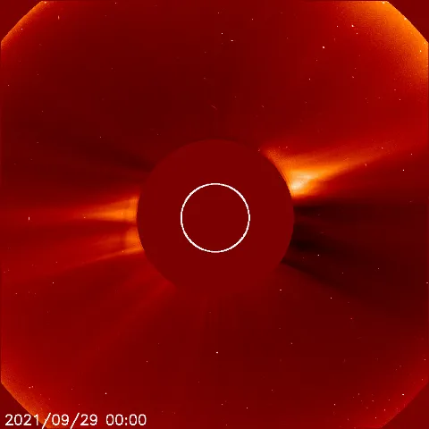 Image of solar wind