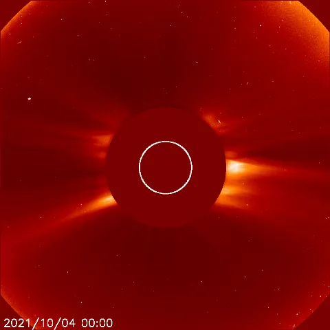 Image of solar wind