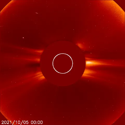 Image of solar wind