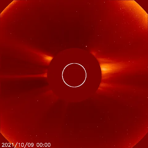 Image of solar wind