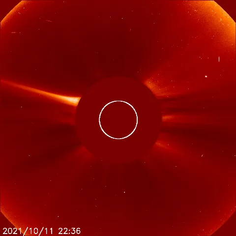 Image of solar wind