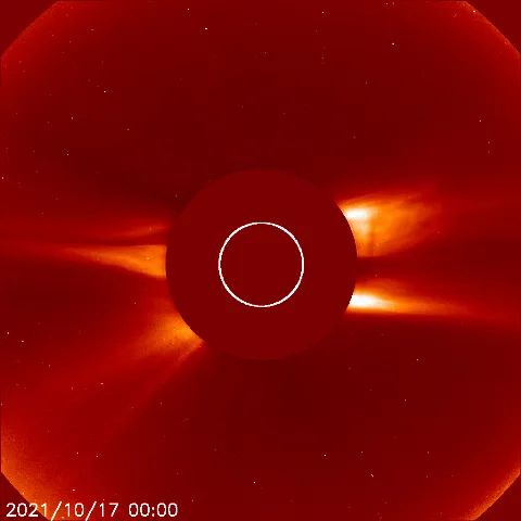 Image of solar wind