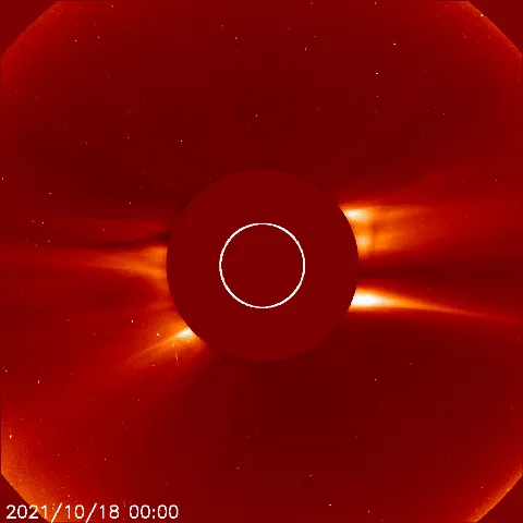 Image of solar wind