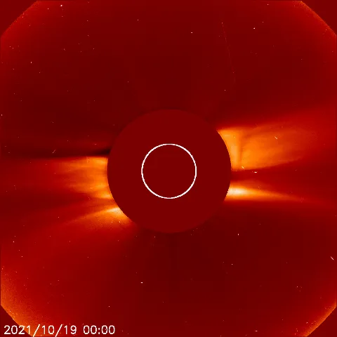 Image of solar wind