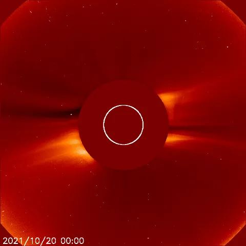 Image of solar wind