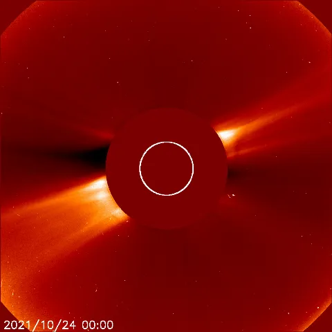 Image of solar wind