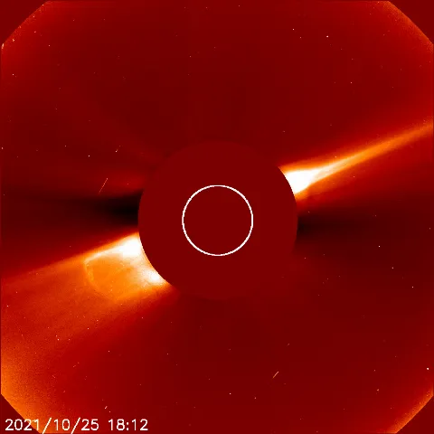 Image of solar wind