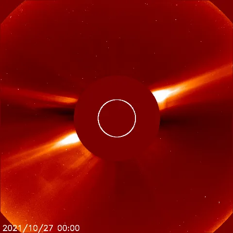 Image of solar wind