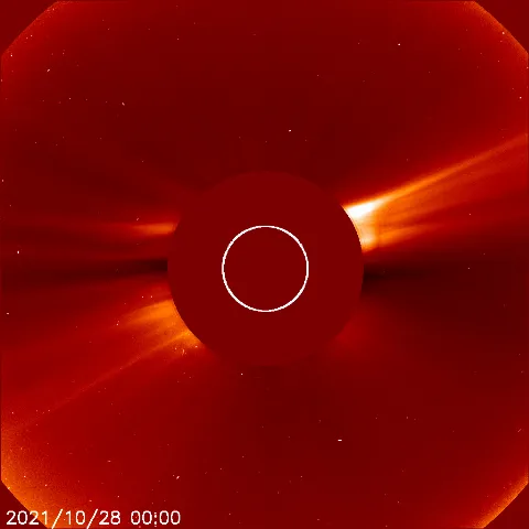 Image of solar wind