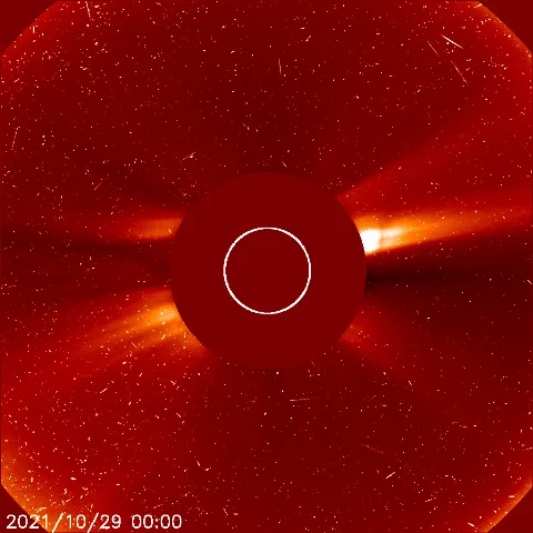 Image of solar wind