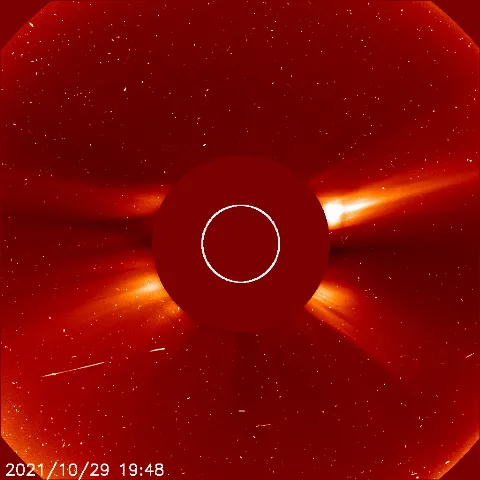 Image of solar wind