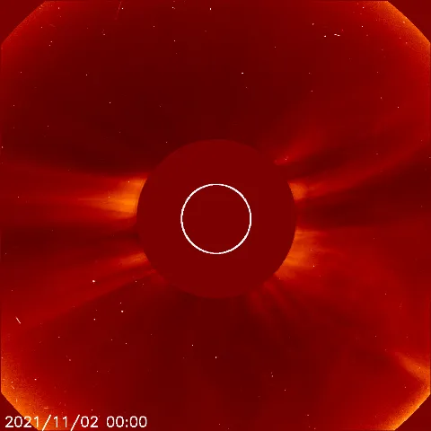 Image of solar wind