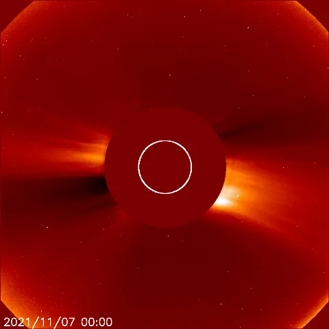 Image of solar wind