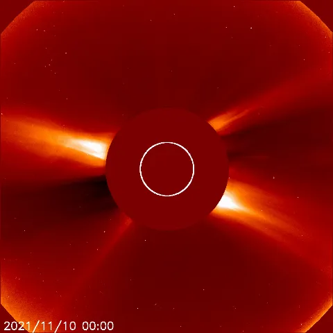 Image of solar wind