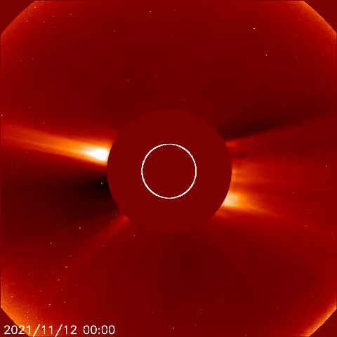 Image of solar wind