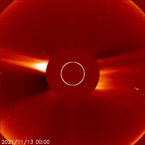 Image of solar wind