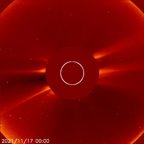 Image of solar wind