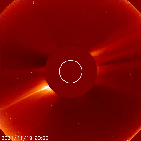 Image of solar wind