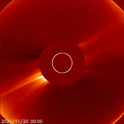 Image of solar wind