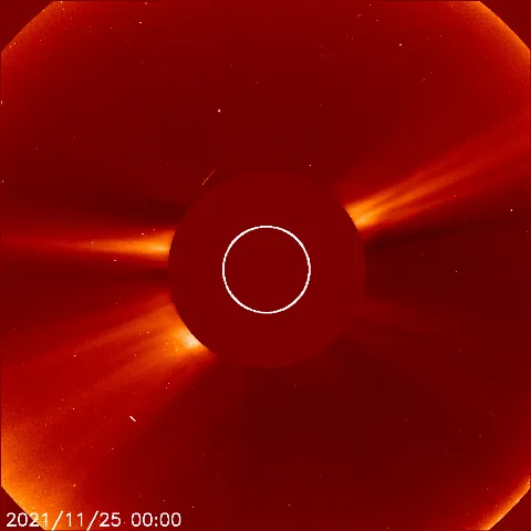 Image of solar wind