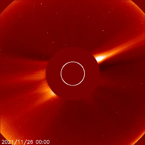 Image of solar wind