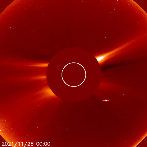 Image of solar wind