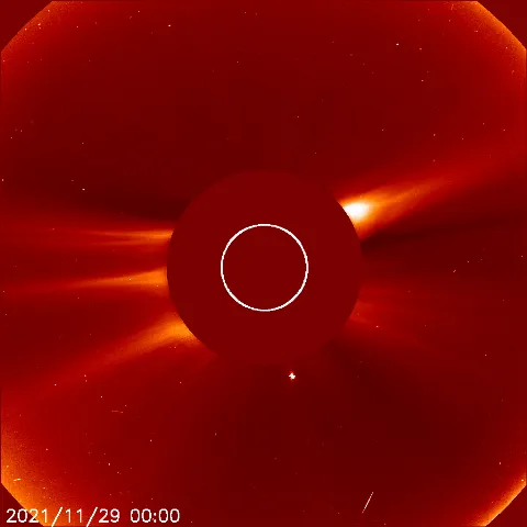 Image of solar wind