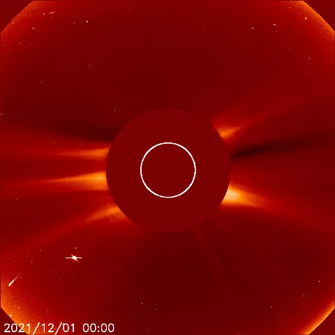 Image of solar wind