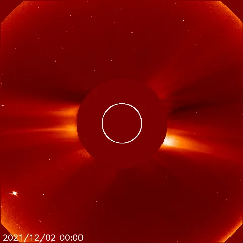 Image of solar wind