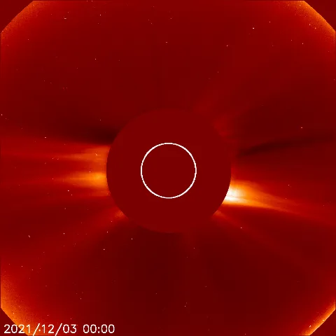 Image of solar wind