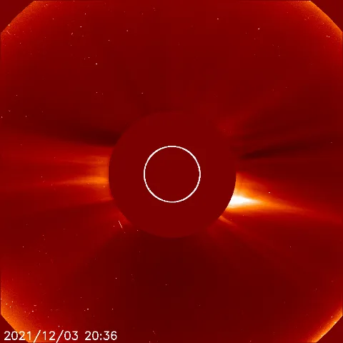 Image of solar wind