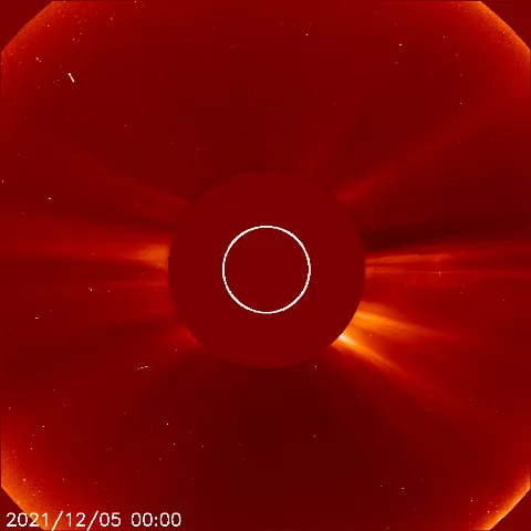 Image of solar wind